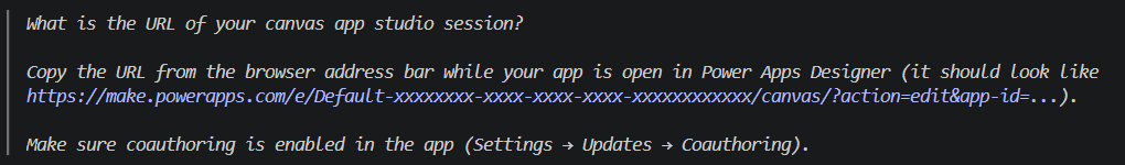Canvas app URL configuration in Claude Code