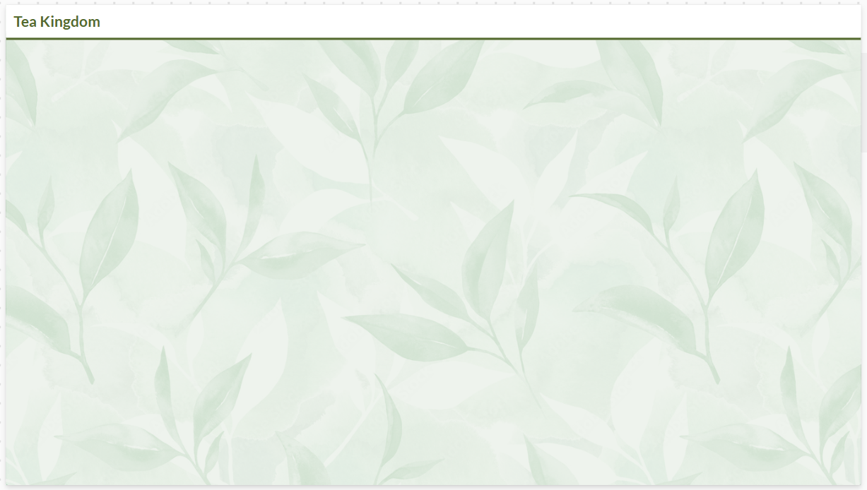 Prepared canvas app screen with custom header and background